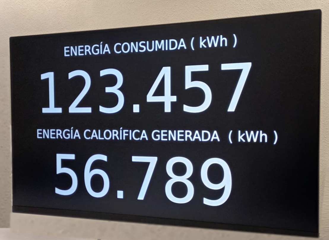 Indicador/ visualizador pantalla TFT/LCD/LED PTH5 Temperatura y Humedad segun RITE RD1826