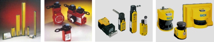 Security barriers, security switch and modules from Honeywell y SICK.
