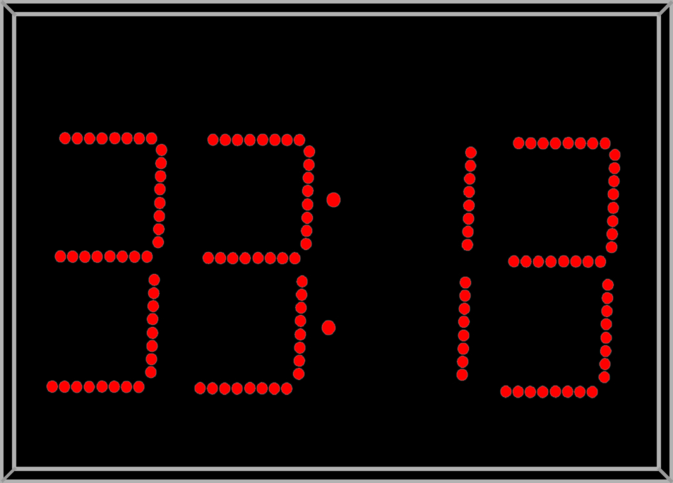 Indicador/ visualizador displays segmentos DTH Temperatura y Humedad segun RITE RD1826