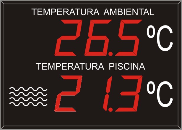 Visualizador Display TFT Temperatura y Humedad segun RITE.